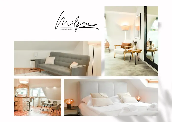 Milpau Bottrop 1 - Modernes Und Zentrales Premium-Apartment Mit Queensize-Bett - Netflix, Nespresso Und Smart-Tv